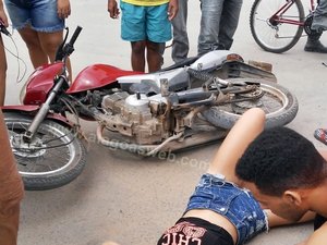 Colisão entre motocicletas deixa um ferido em São Miguel dos Campos