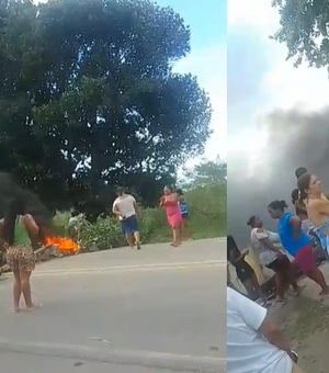 Moradores de Atalaia fecham BR-316 em protesto contra a falta de energia