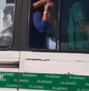 [Vídeo] Van intermunicipal descumpre decreto e é flagrada superlotada em Murici