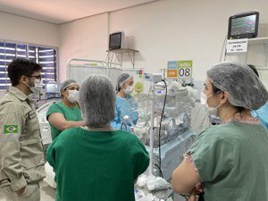 Sesau assegura transferência de bebê cardiopata para realização de procedimento em SP