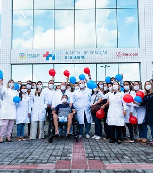 Segundo paciente submetido a transplante renal no Hospital do Coração Alagoano recebe alta