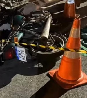 Acidente envolvendo moto e caminhão deixa um morto e outro ferido em Santana do Ipanema