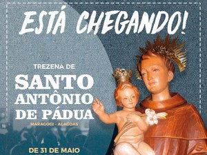Católicos de Maragogi iniciam celebração da Festa de Santo Antônio de Pádua
