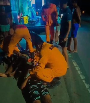 Colisão entre carro e moto deixa dois feridos na AL-101 Norte em Maragogi