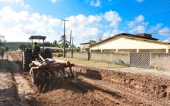 Maragogi: obra de pavimentação asfáltica no povoado Peroba é iniciada