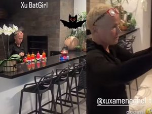 [Vídeo] Xuxa viraliza ao mostrar vídeo alimentando morcegos no jardim de casa