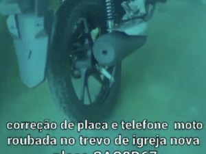 Assaltantes colocam corda em rodovia e conseguem roubar moto de vítima, em Igreja Nova
