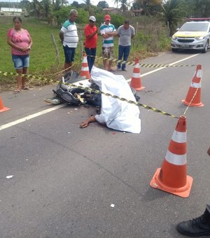 Homem morre em acidente com cinquentinha na AL 220 em Arapiraca