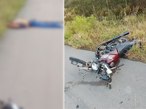 Homem morre após cair de motocicleta em trecho da AL-220