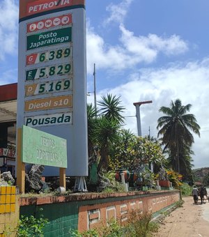 Preço da gasolina aumenta para R$ 6,38 em Japaratinga
