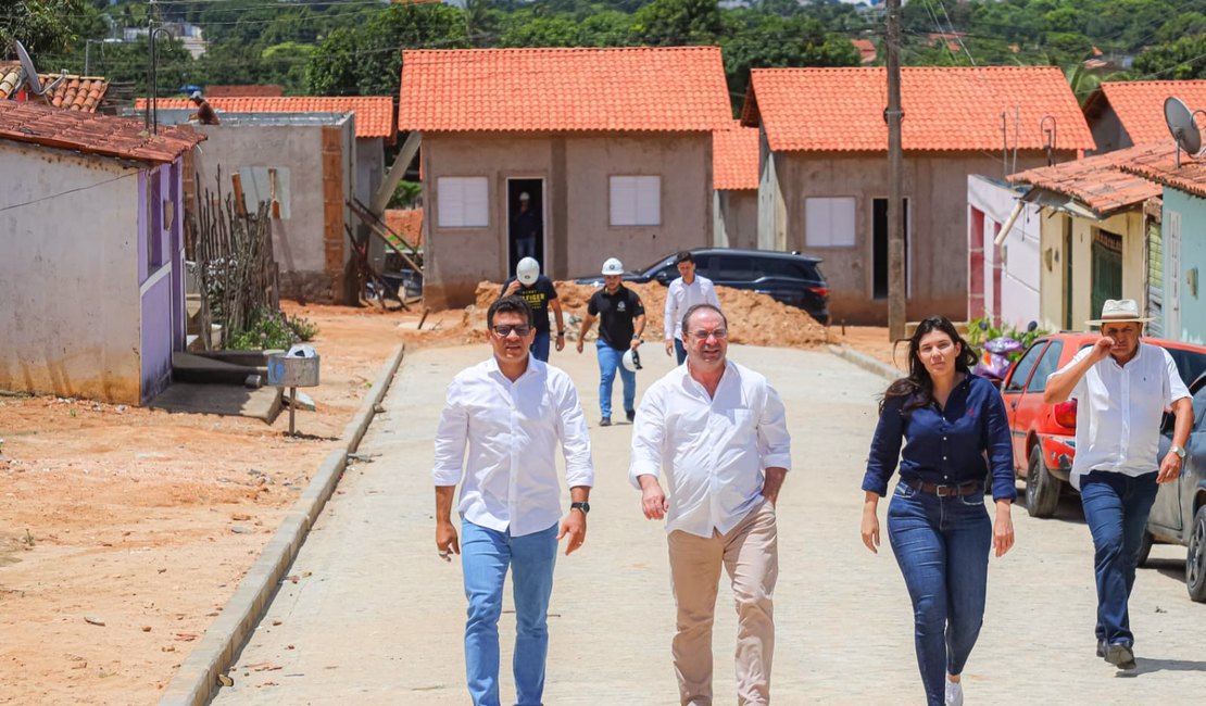 Prefeitura de Arapiraca já pavimentou 90% das ruas em Mangabeiras