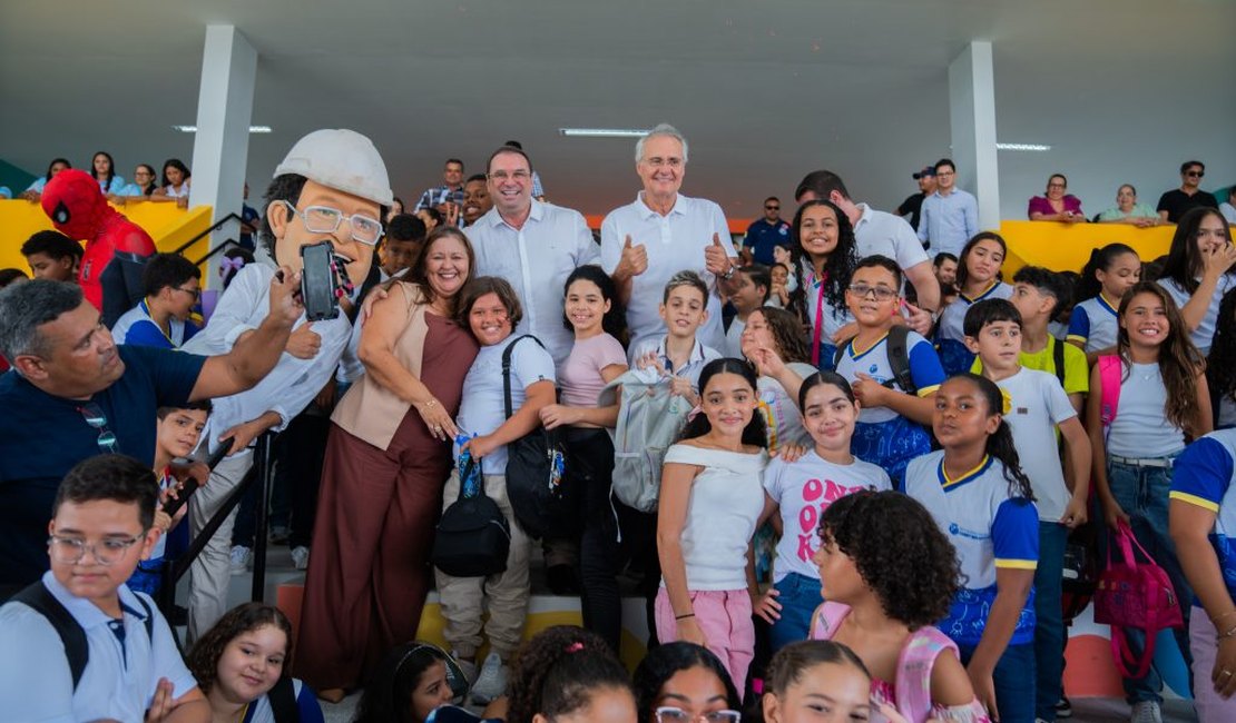 Luciano transforma o Bairro Baixa Grande com inauguração de moderna escola em tempo integral