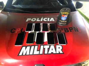 Assaltante é preso com nove celulares roubados no Benedito Bentes, em Maceió