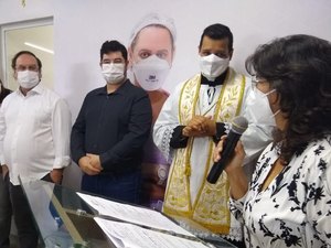 Durante inauguração da UBS vereadora ressalta gestão de Luciano Barbosa