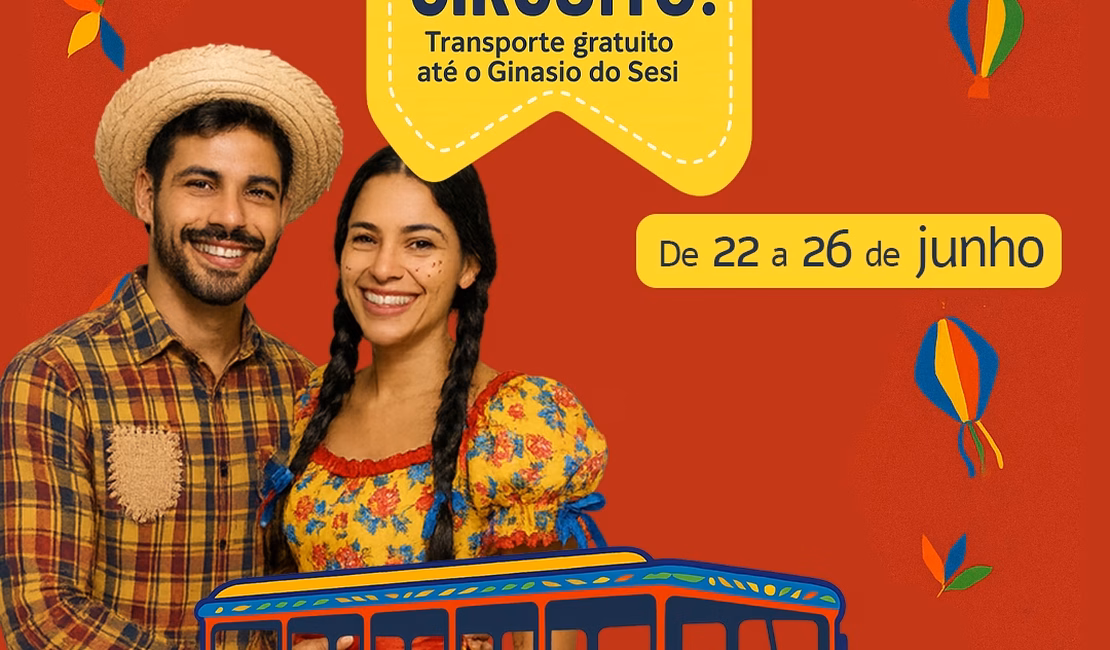 Prefeitura de Penedo oferece transporte gratuito para o Circuito Alagoano de Quadrilhas Juninas em Penedo