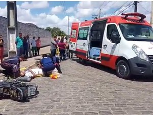 Após grave acidente, mulher tem perna amputada em Arapiraca