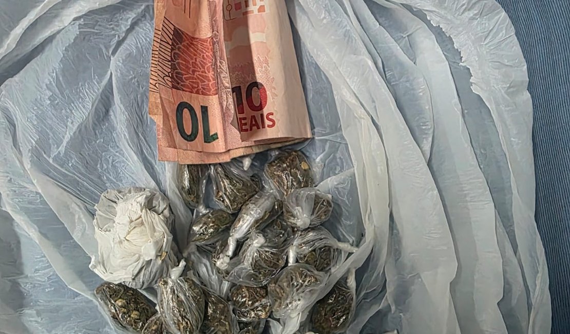 Foragido da Justiça é preso com drogas no município de Matriz de Camaragibe