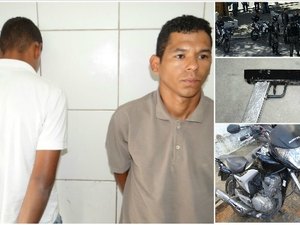 Dupla é abordada com arma falsa e motocicleta irregular; menor de 15 anos tem passagem