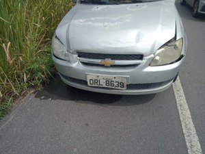 BPRv registra engavetamento de veículos na AL 101 Norte, em Paripueira