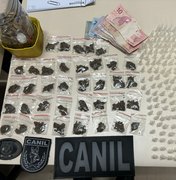 Jovem de 25 anos é preso após ser flagrado com grande quantidade de cocaína e maconha na Vila Bananeira