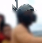 Motociclista sem habilitação é flagrado pelo DMTT com esposa e filho na garupa