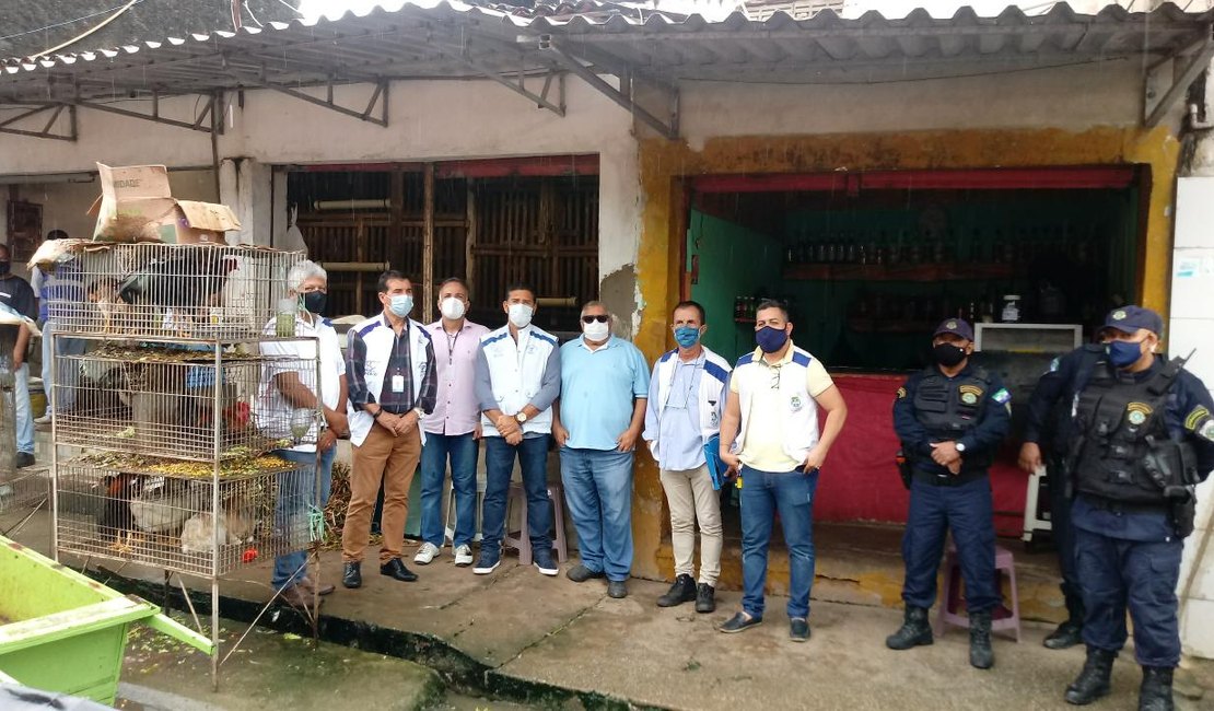 Vigilância Sanitária realiza operação no Mercado da Produção em Maceió