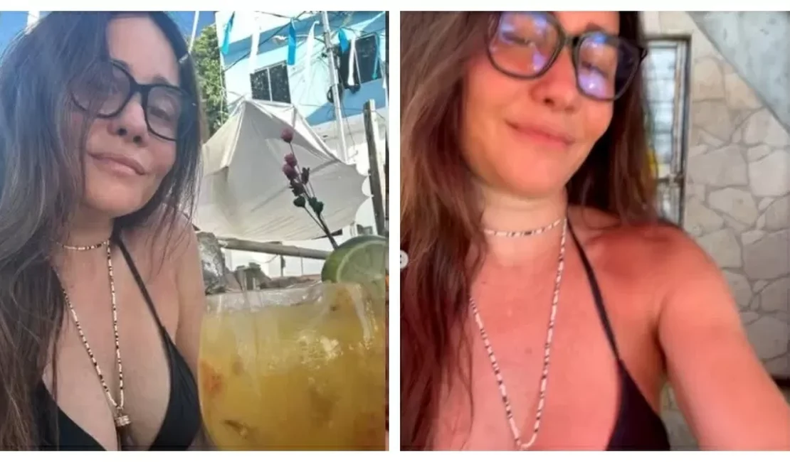 Alessandra Negrini posta vídeo dançando de biquíni e é elogiada: 'Deusa'