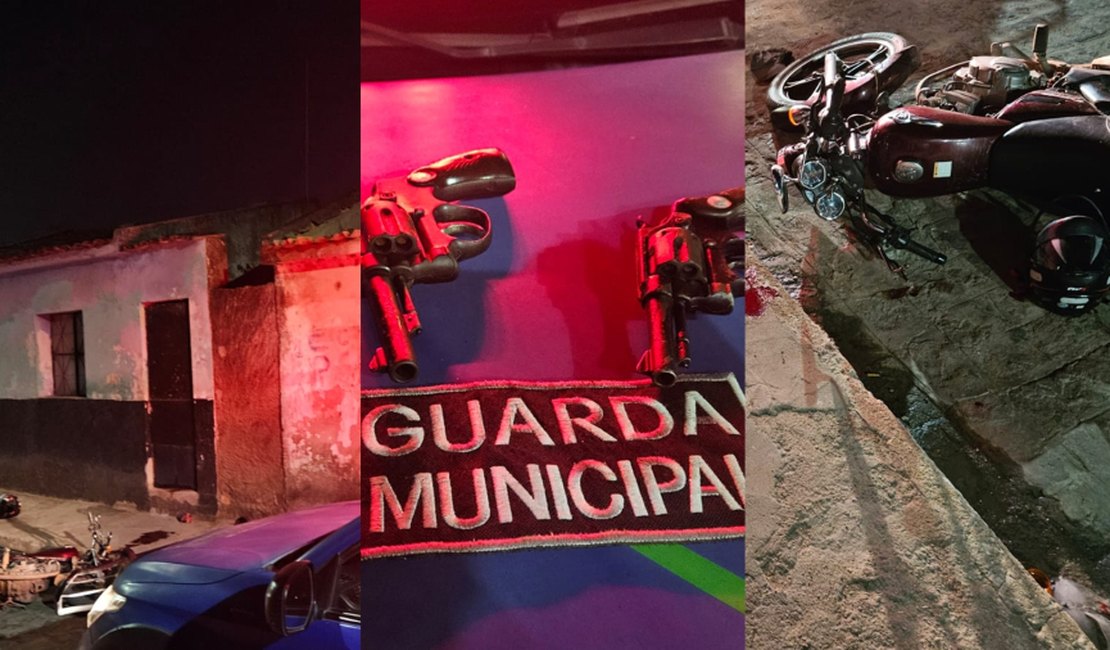 Dois homens ficam feridos após confronto com guarda municipal em São Miguel dos Campos