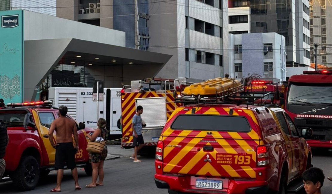 Incêndio em hotel deixa policial do DF morto após inalar fumaça, em Maceió