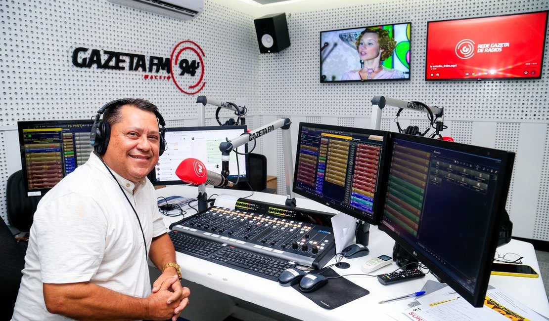 Jairo Campos vai comandar programa jornalítico na Rádio Gazeta FM Arapiraca