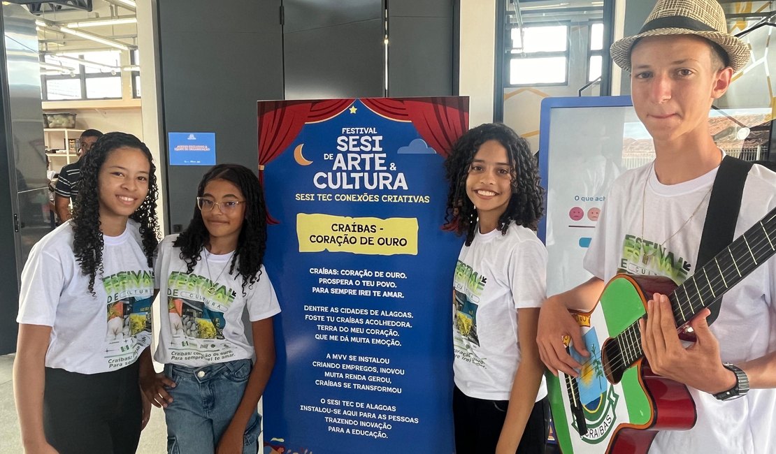 Com apoio da MVV, 2º Festival SESI de Arte e Cultura agita alunos de Craíbas