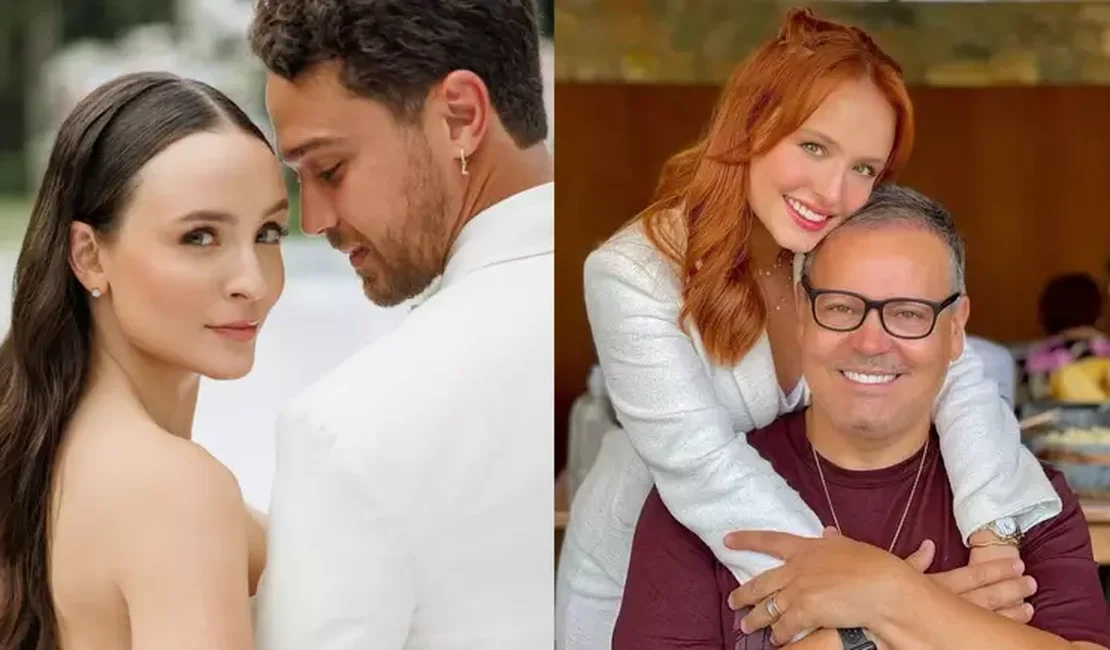 Pai de Larissa Manoela faz publicação após casamento da filha