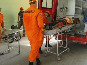 Casal sofre acidente de moto na AL-220, no Agreste de Alagoas