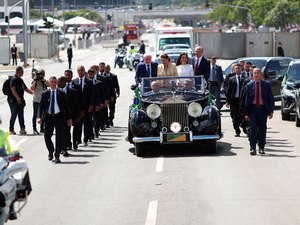 Lula e Alckmin são recebidos pelos presidentes da Câmara e do Senado