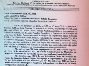 Teófilo descumpre acordo judicial e não indeniza funcionários de Oscips