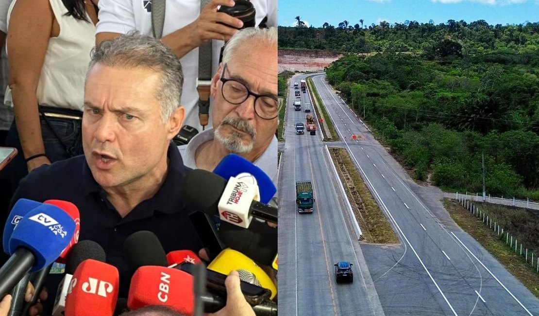 Duplicação da BR-101 é entregue em São Miguel dos Campos; Renan destaca importância da obra