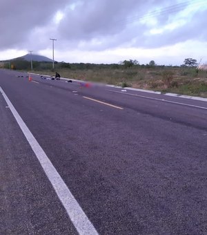 Pedestre morre atropelado na BR 316, em Canapi 