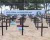 Ato simbólico na orla de Maceió dá início à campanha do Abril Verde em Alagoas