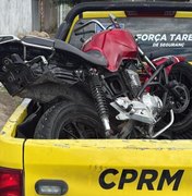 Polícia Militar prende suspeito com moto roubada dentro de residência em Satuba