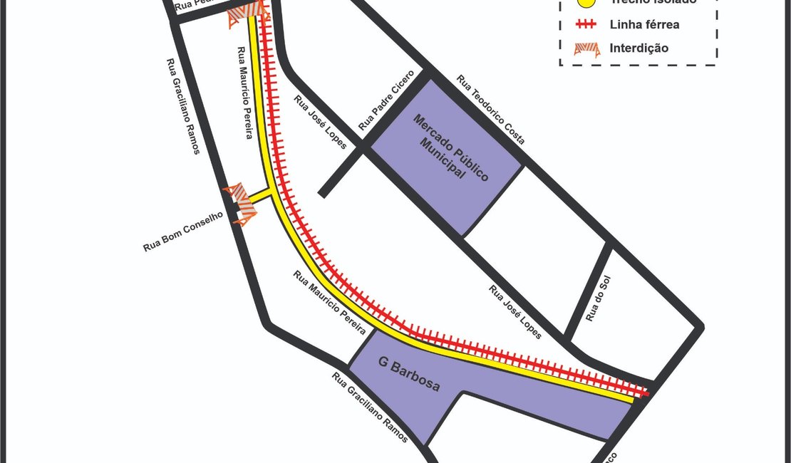 SMTT informa interdição de ruas devido a obras de infraestrutura