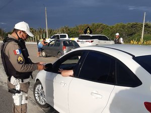BPRv promove Operação Lei Seca na rodovia AL 101 Sul