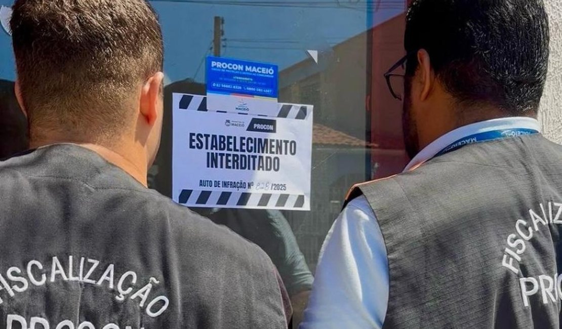 Após denúncia anônima, Procon Maceió interdita academia no bairro da Jatiúca