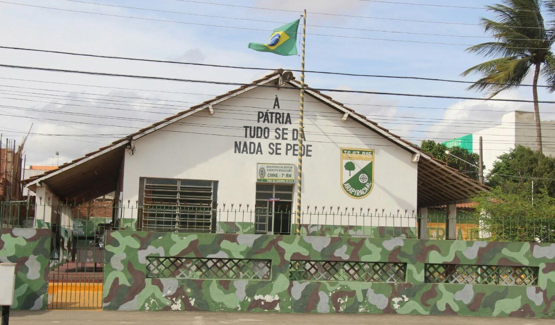 Por falta de recursos, Tiro de Guerra do Exército ameaça ser fechado em Arapiraca 