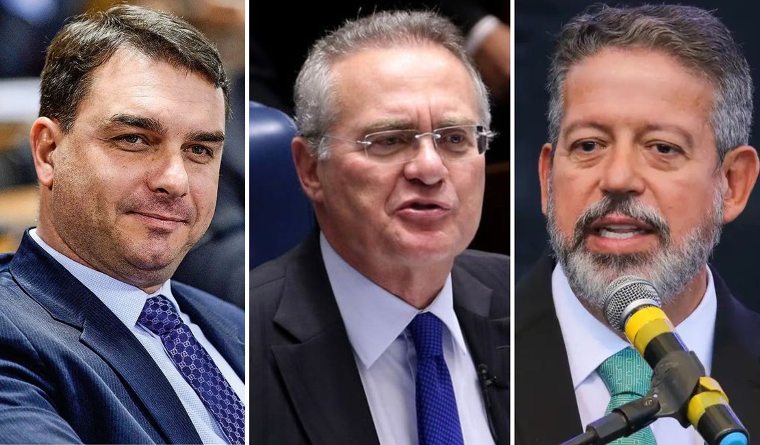 Flávio Bolsonaro provoca Renan Calheiros sobre rivalidade com Lira: ‘Guerra de Alagoas’