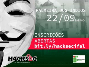 Ifal Palmeira sediará evento de difusão da cultura hacker