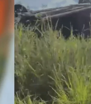 Homem morre após carro bater em outro veículo e capotar na BR-316, em Maribondo