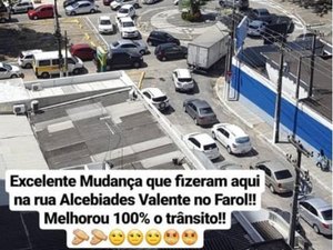 Motoristas reclamam nas redes sociais mudança em trânsito