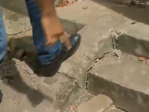 Defesa Civil estuda possíveis causas de rachaduras em residencial no Rio Novo