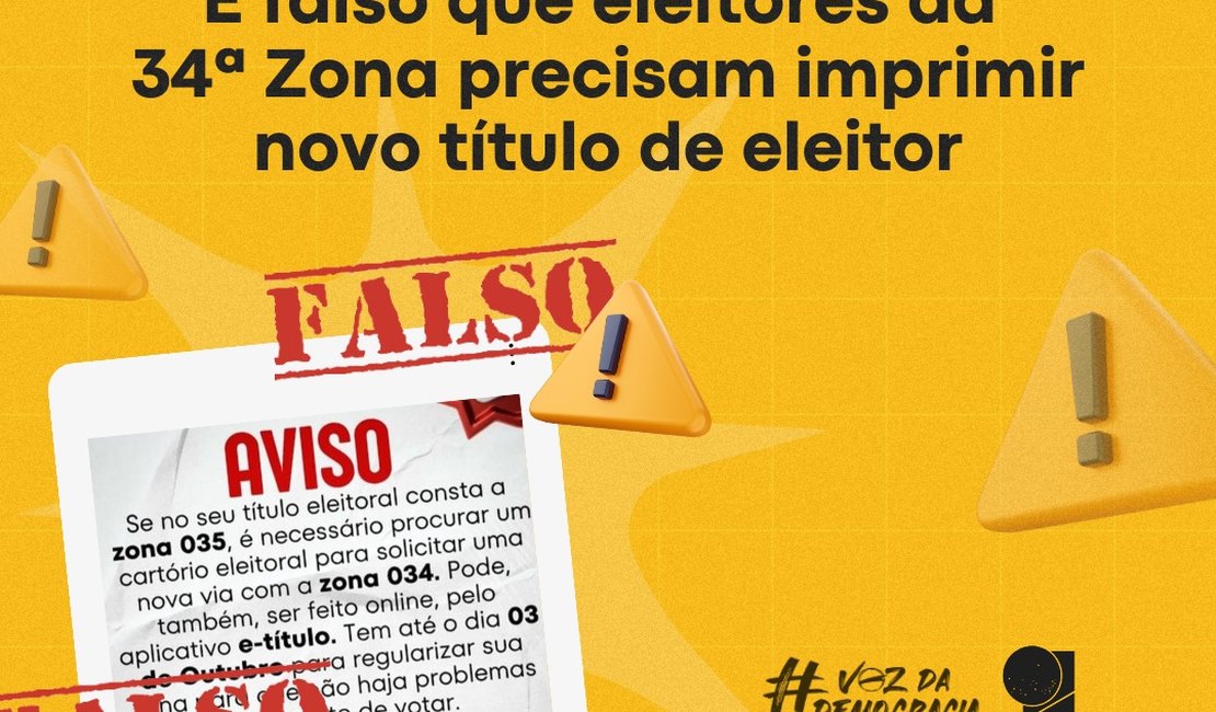 TRE esclarece: eleitores de Junqueiro e Teotônio Vilela não precisam imprimir novo título