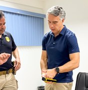Deputado federal Rafael Brito entrega 15 tasers para a PRF em Alagoas